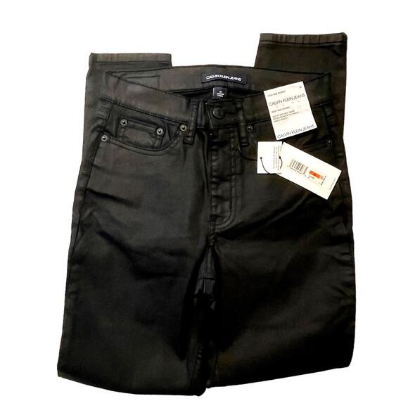 Calvin Klein Jeans, Size 26, Black High-Rise Skinny Jeans - Picture 2 of 11